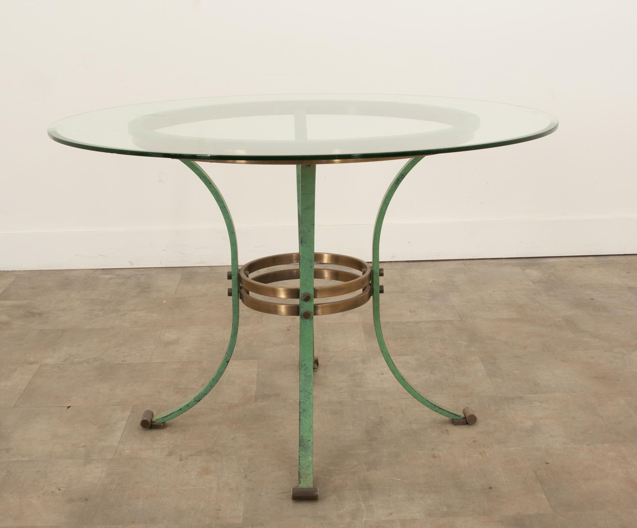 French Mid-Century Pedestal Dining Table For Sale 6