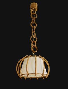 French Mid-Century Pendant Light by Louis Sognot, France, 1950s