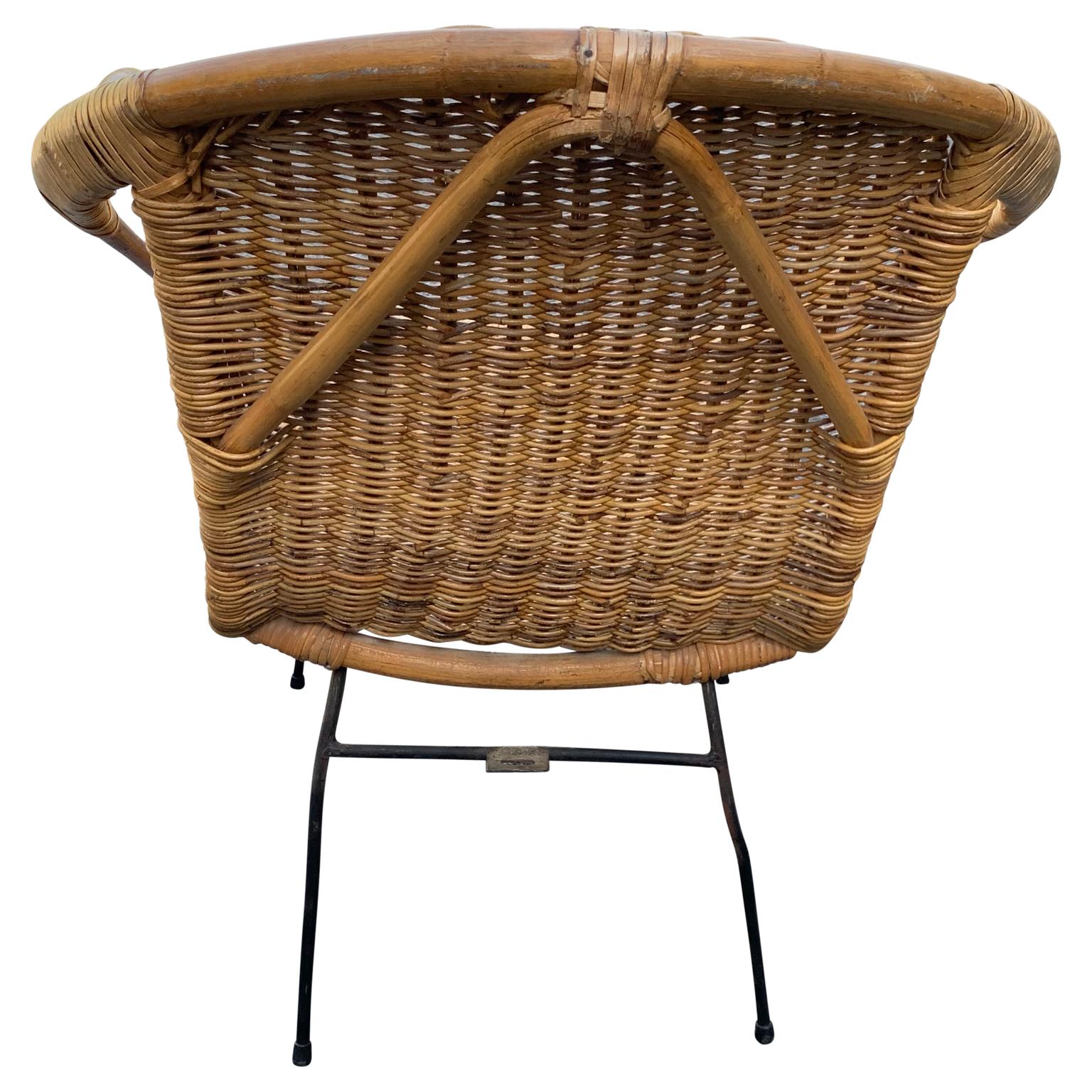 mcm wicker chair