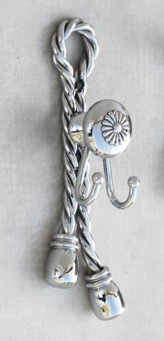 French Mid Century Rope and Tassel Hook Maison Baguès, C1970s