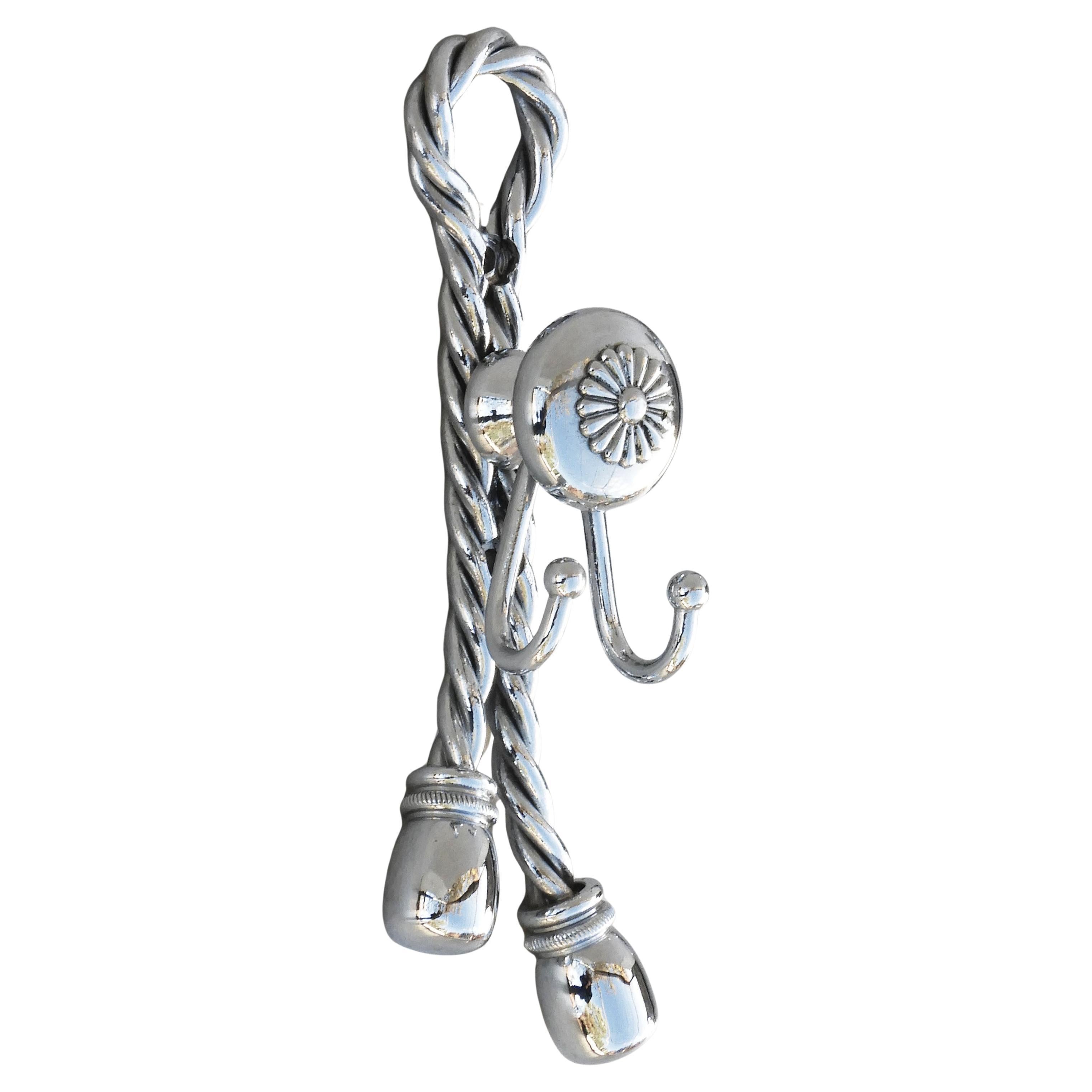 French Mid Century Rope and Tassel Hook Maison Baguès, C1970s