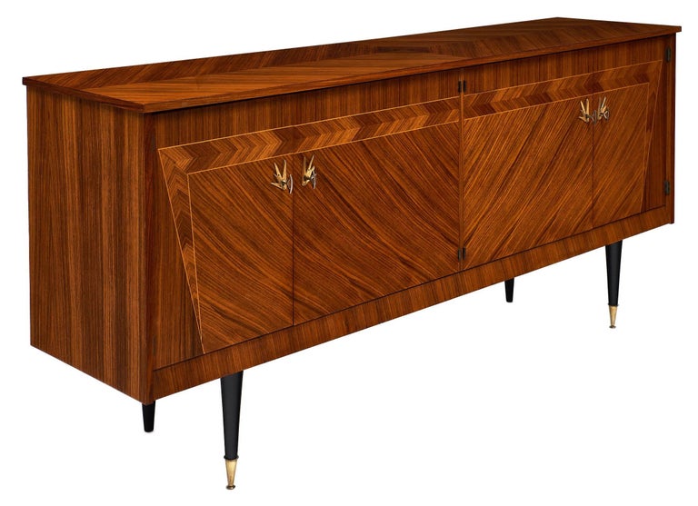 French Midcentury Rosewood Buffet at 1stdibs
