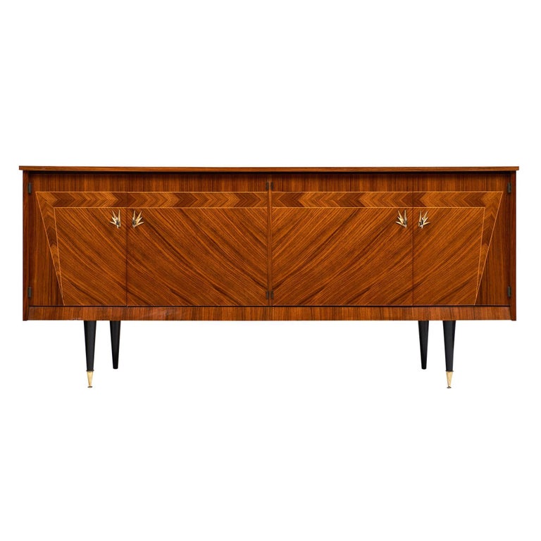 French Midcentury Rosewood Buffet at 1stdibs