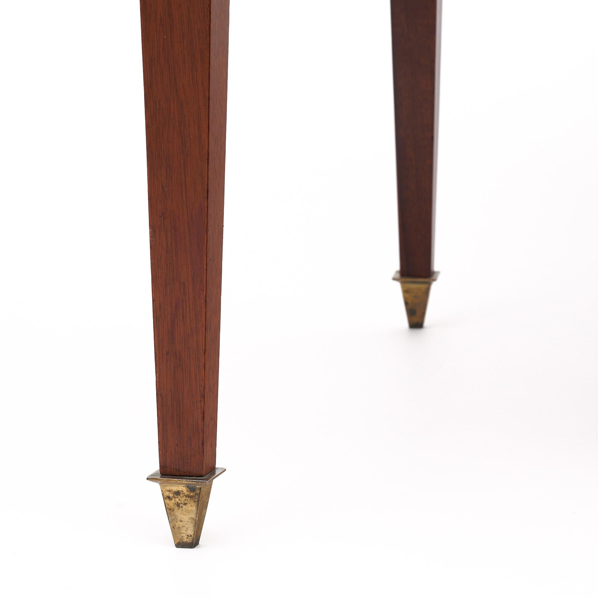 French Mid-Century Rosewood Dining Table For Sale 1