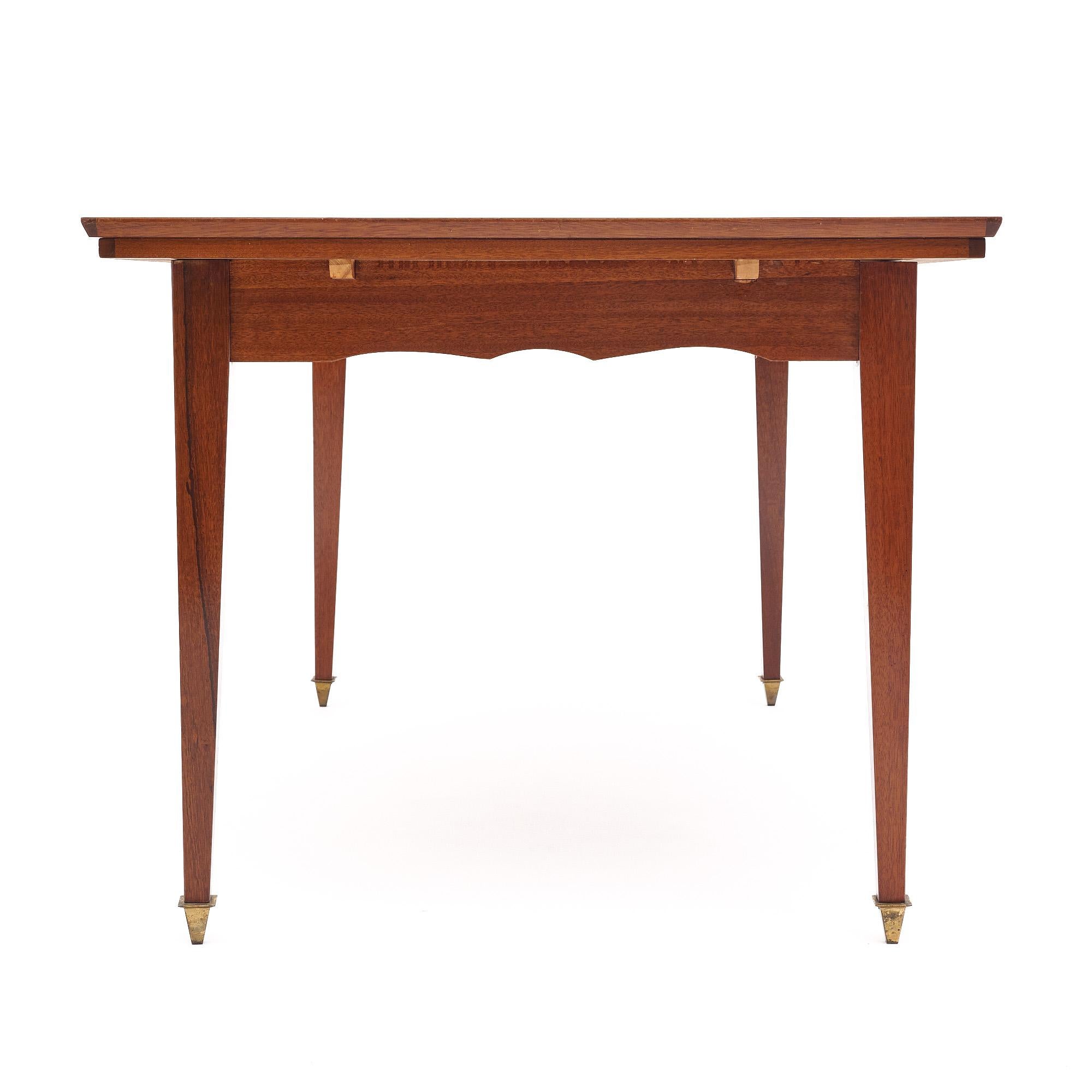 French Mid-Century Rosewood Dining Table For Sale 2