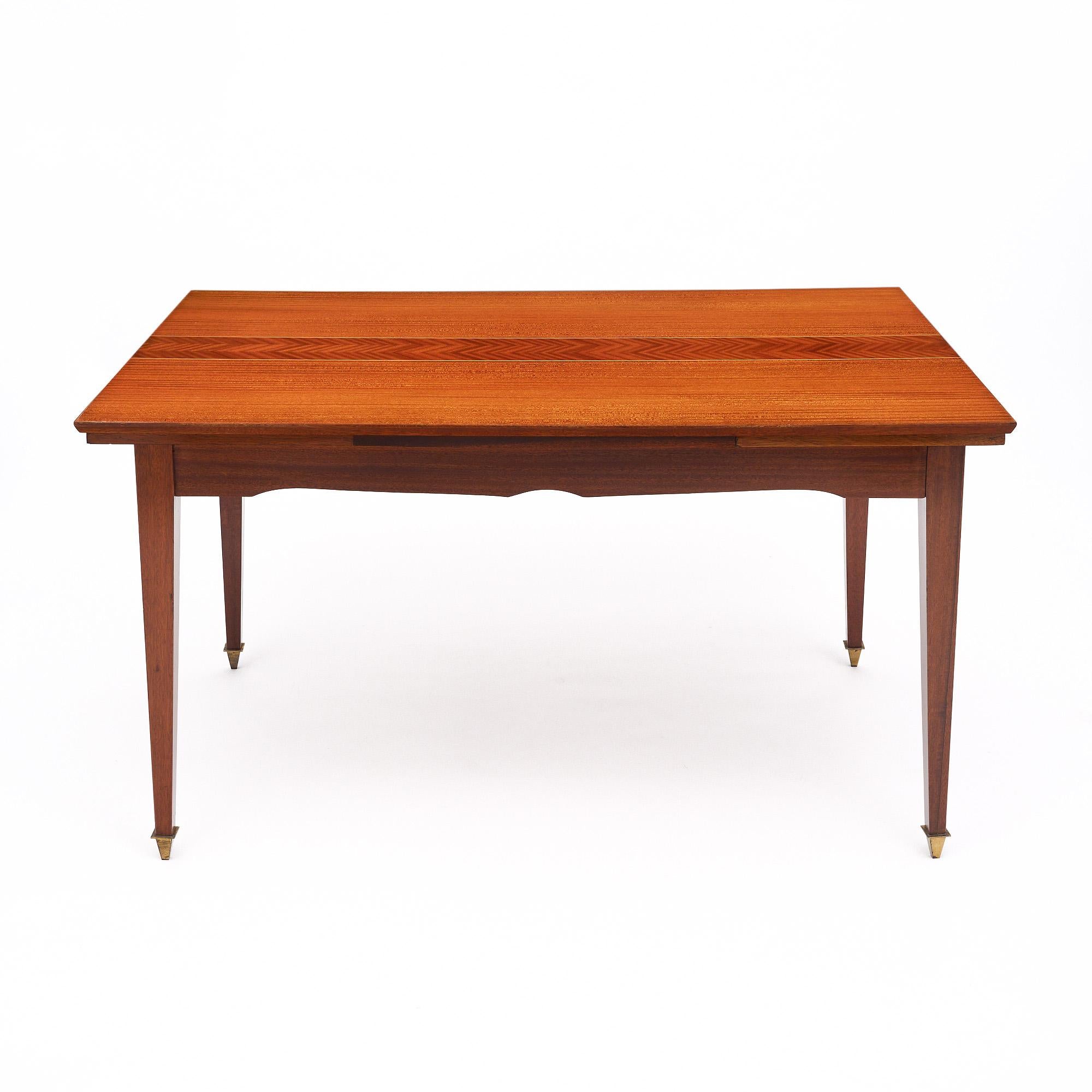 French Mid-Century Rosewood Dining Table For Sale 4