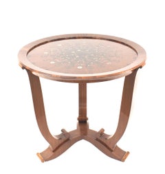 French Mid-Century Rosewood End Table, by Jules Leleu