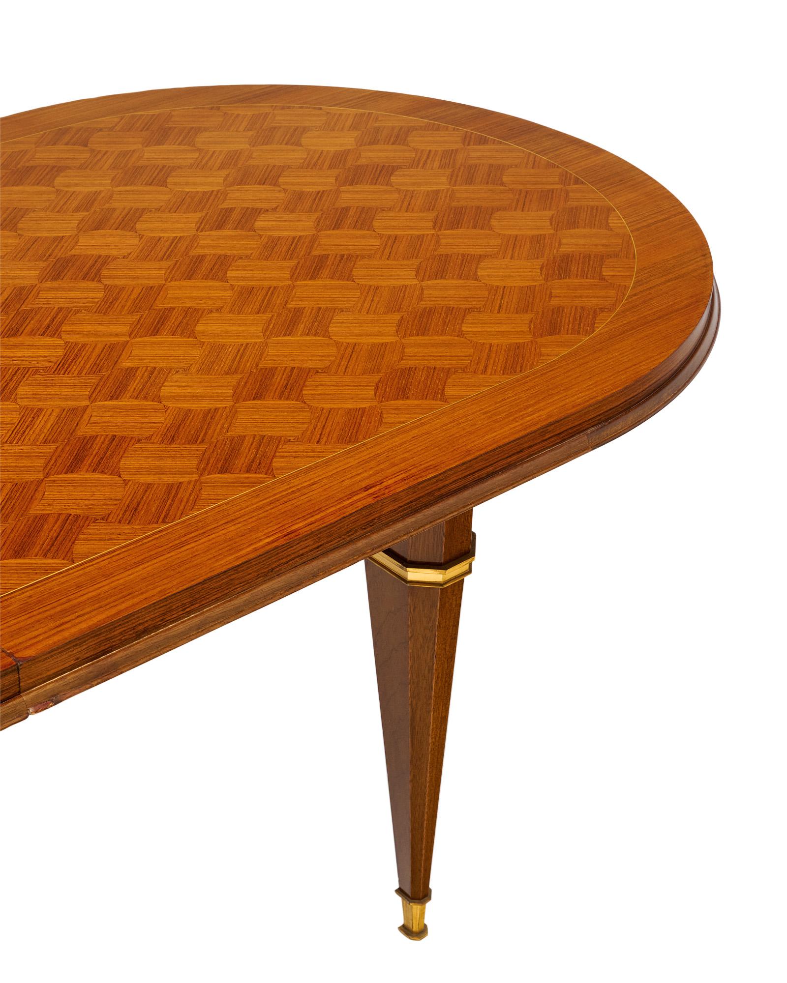 French Mid-Century Rosewood Table In Good Condition For Sale In Austin, TX