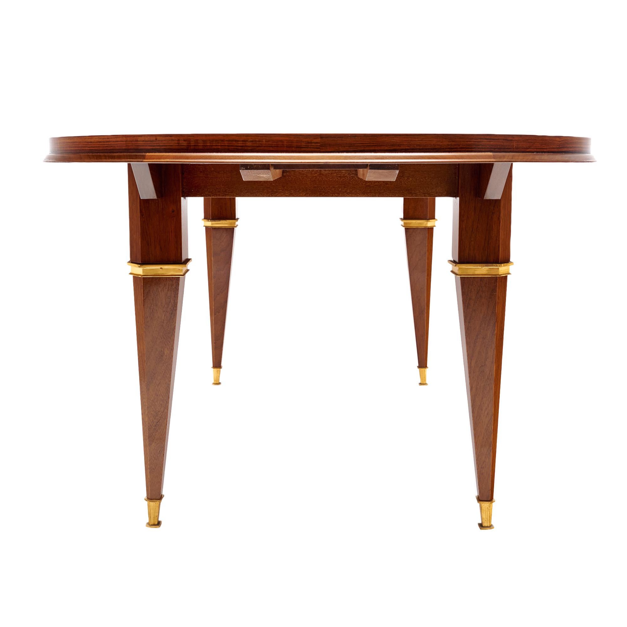 French Mid-Century Rosewood Table For Sale 1