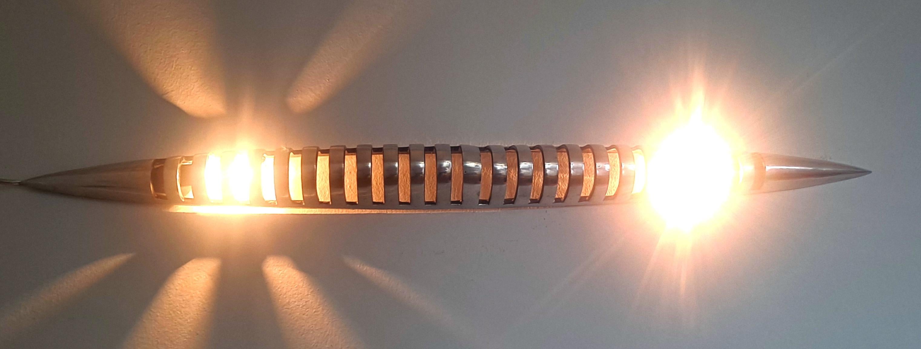 French Mid-Century Sculptural Wall Light / Flush Mount 7
