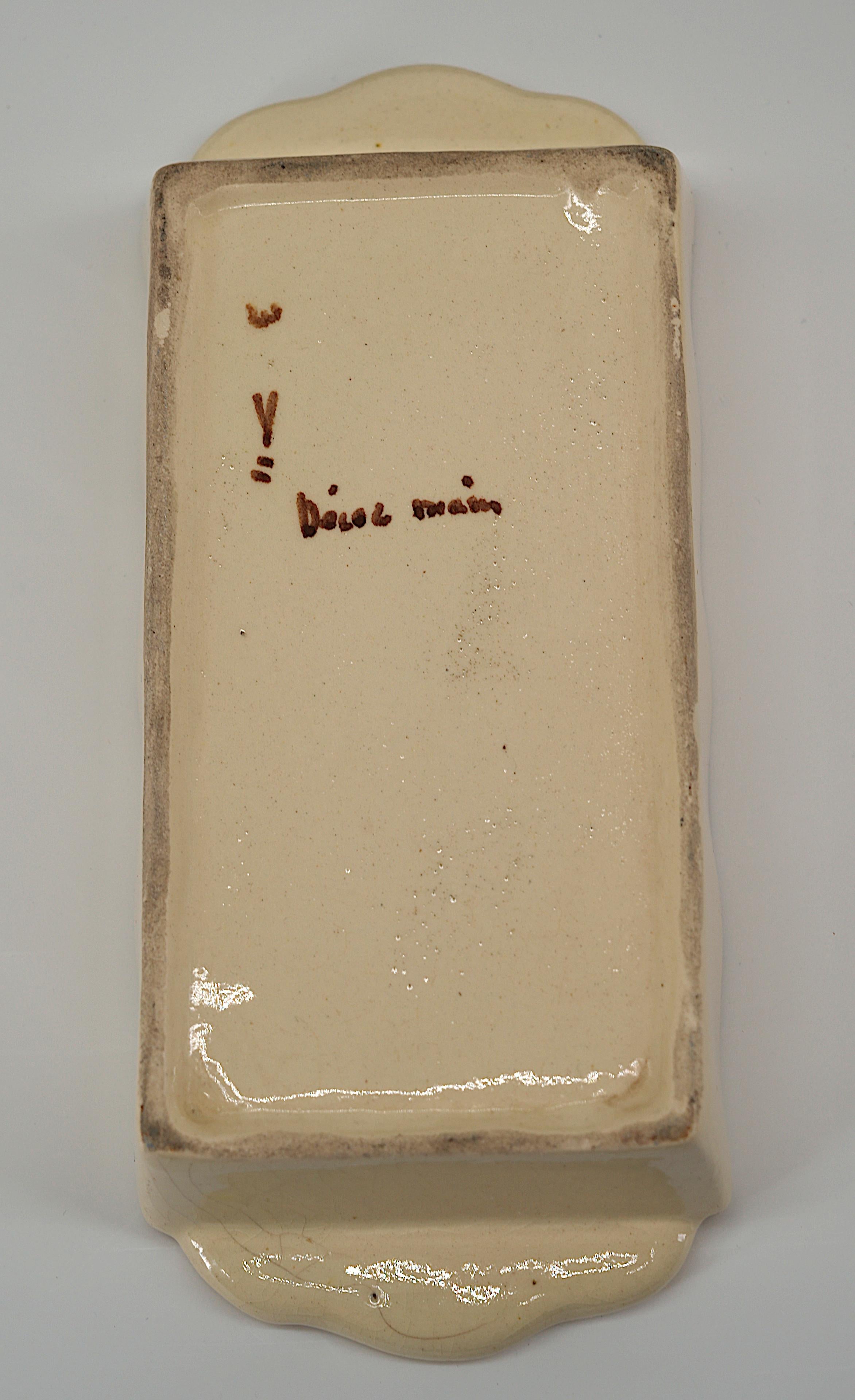 Set di piatti da antipasto francesi di metà secolo, Vallauris, anni '60 in vendita 2