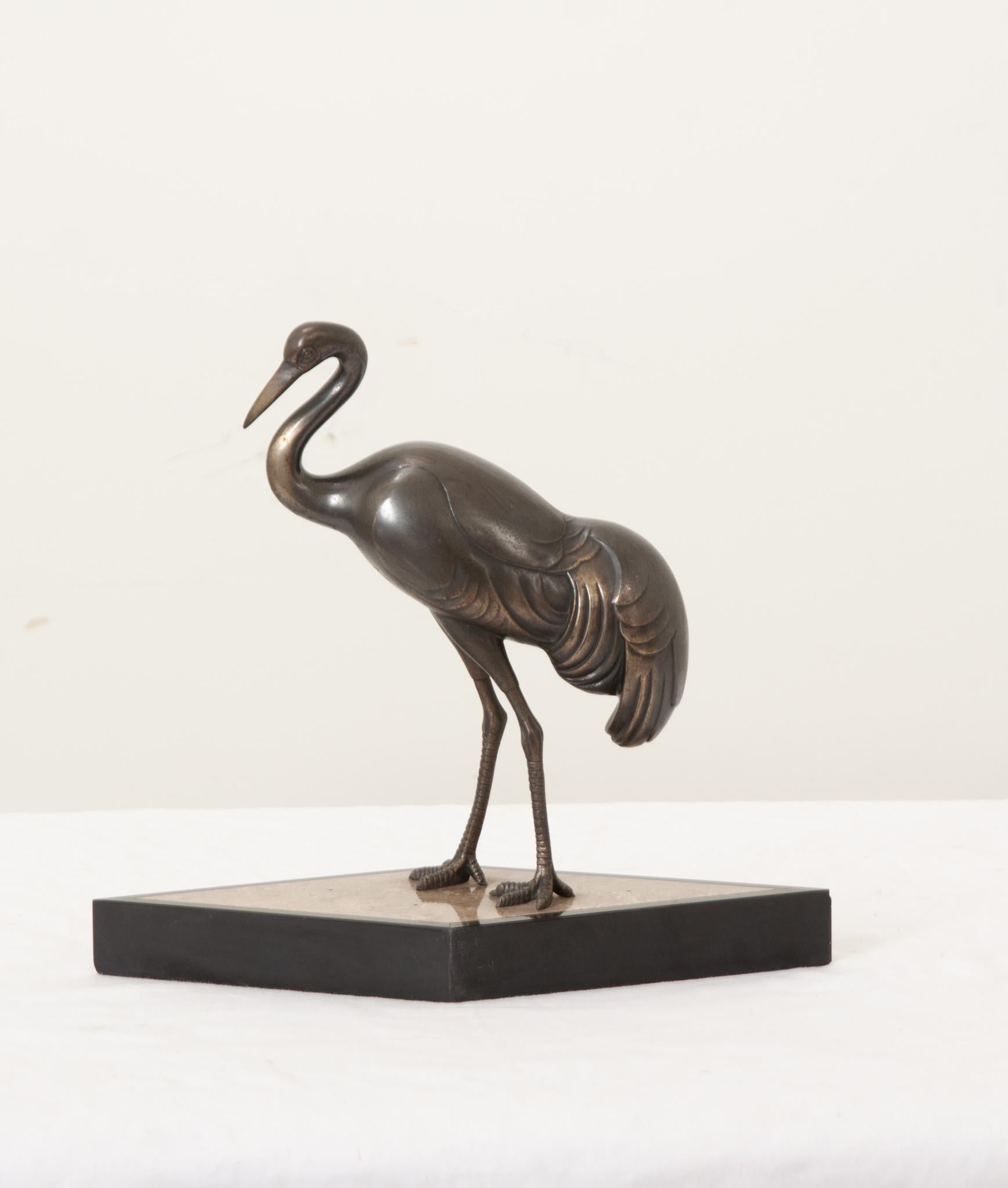 Other French Mid-Century Statue of a Stork For Sale