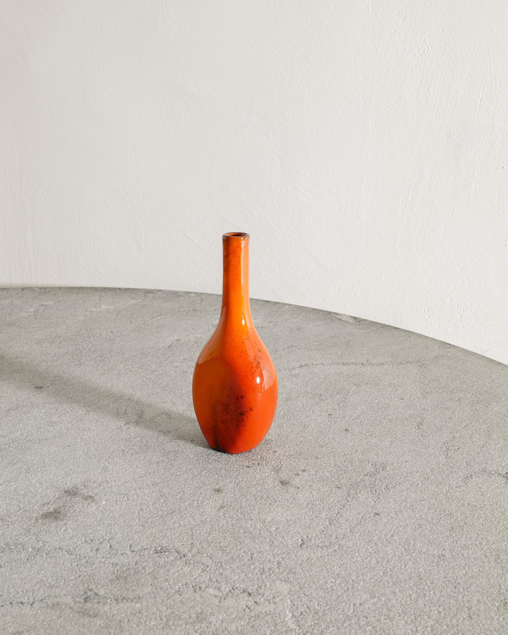 Mid-Century moderno Vaso a bottiglia in gres della metà del secolo scorso nello stile di Georges Jouve, anni '50 in vendita