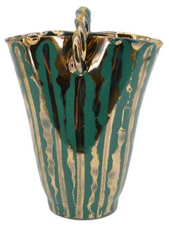 Vaso in gres francese di metà secolo di Denise Pointu, Arts-Céram, anni '50