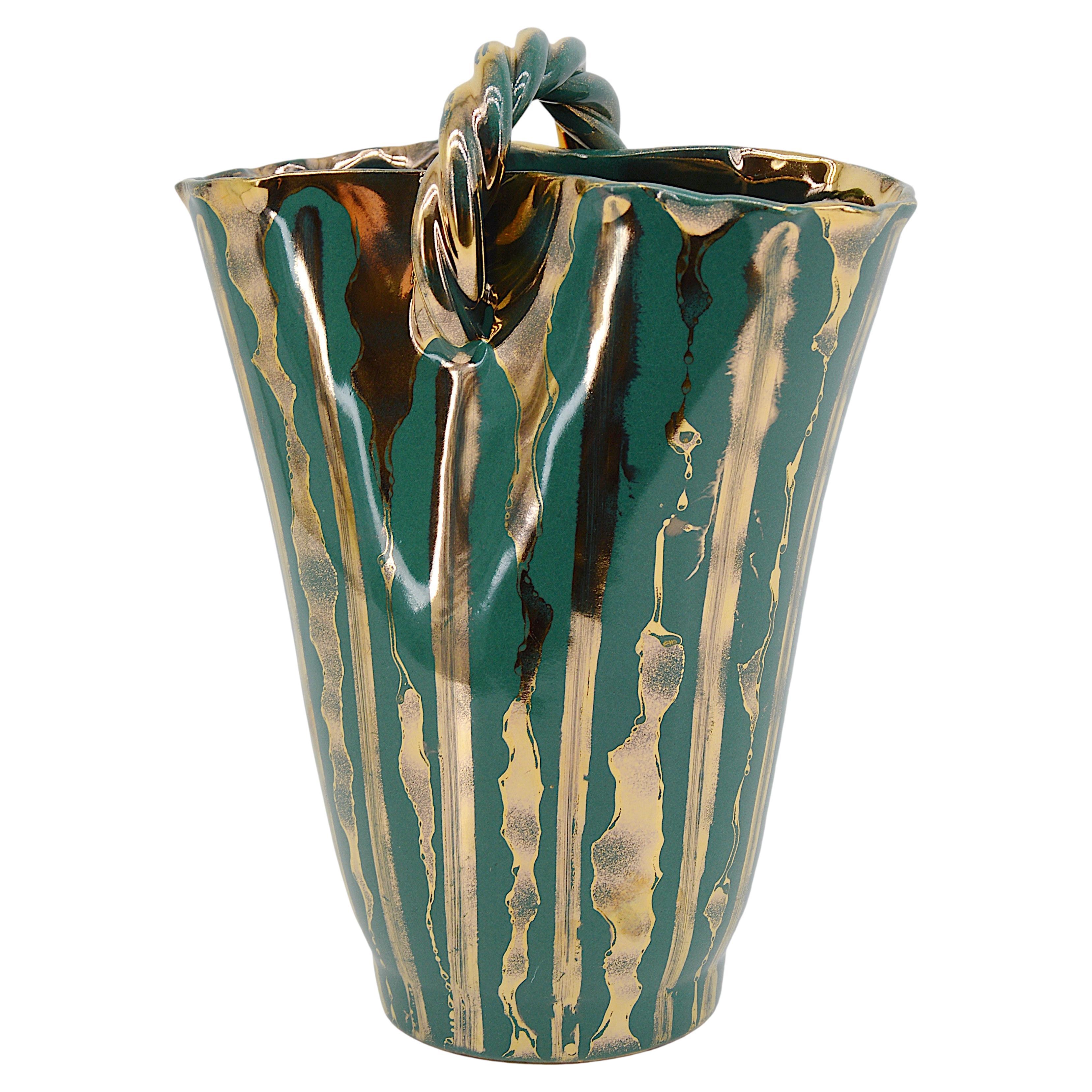 Vase en grès français du milieu du siècle par Denise Pointu, Arts-Céram, années 1950 en vente