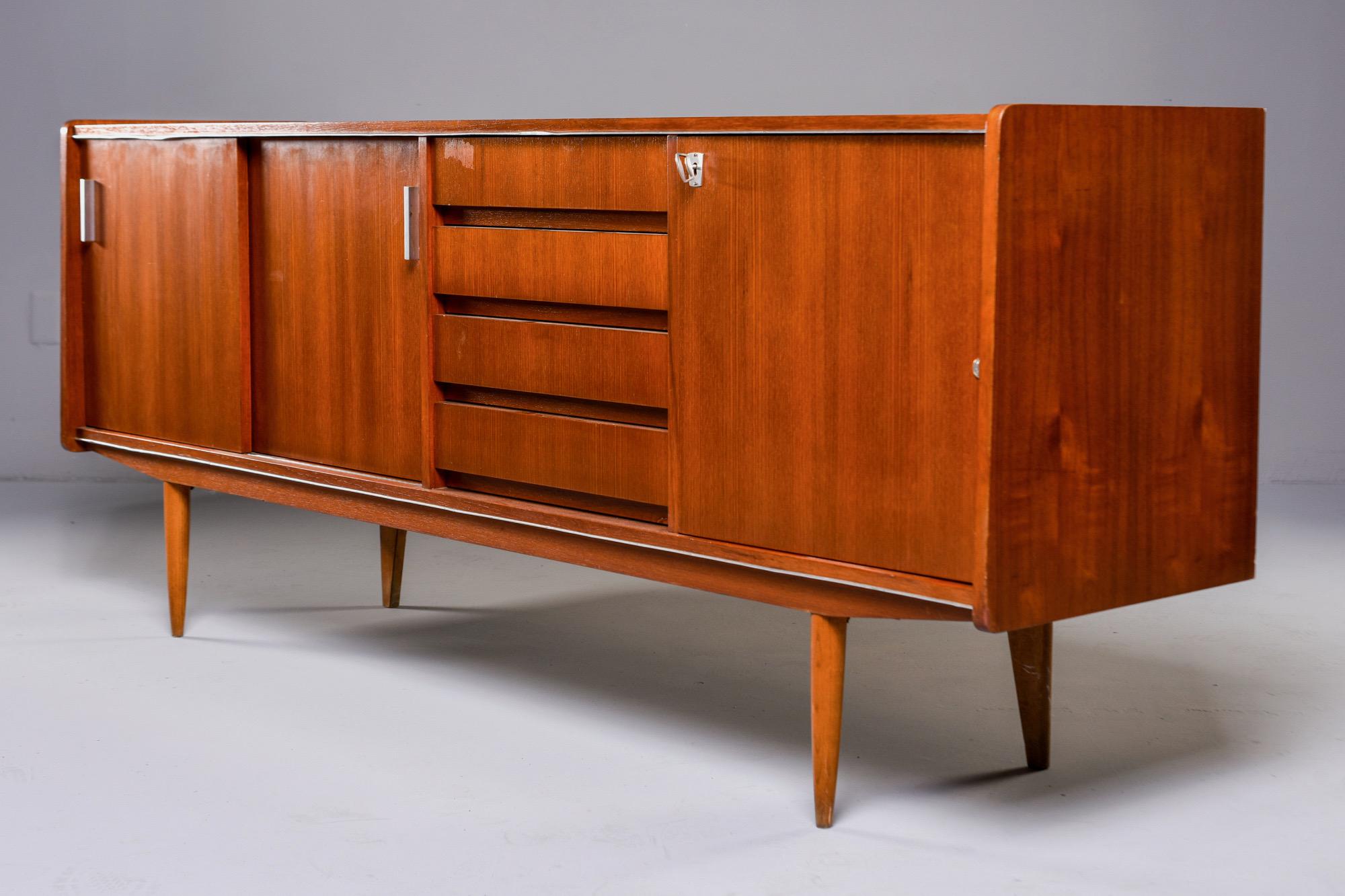 French Mid Century Teak Credenza or Buffet 7