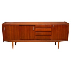 French Mid Century Teak Credenza or Buffet