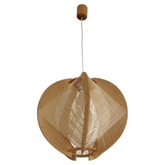 French Mid-century Thread Pendant Chandelier, 1970s