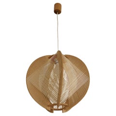 French Mid-century Thread Pendant Chandelier, 1970s