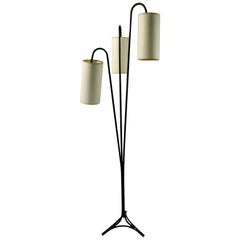 Used French Mid Century  Pod Iron Floor Lamp