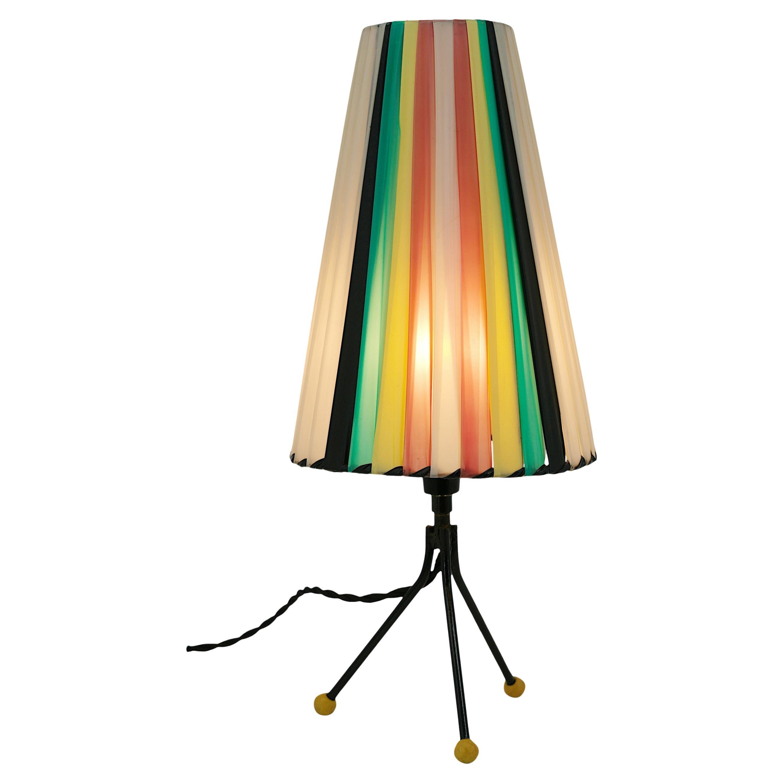French Mid-century Tripod Table Lamp, 1950s