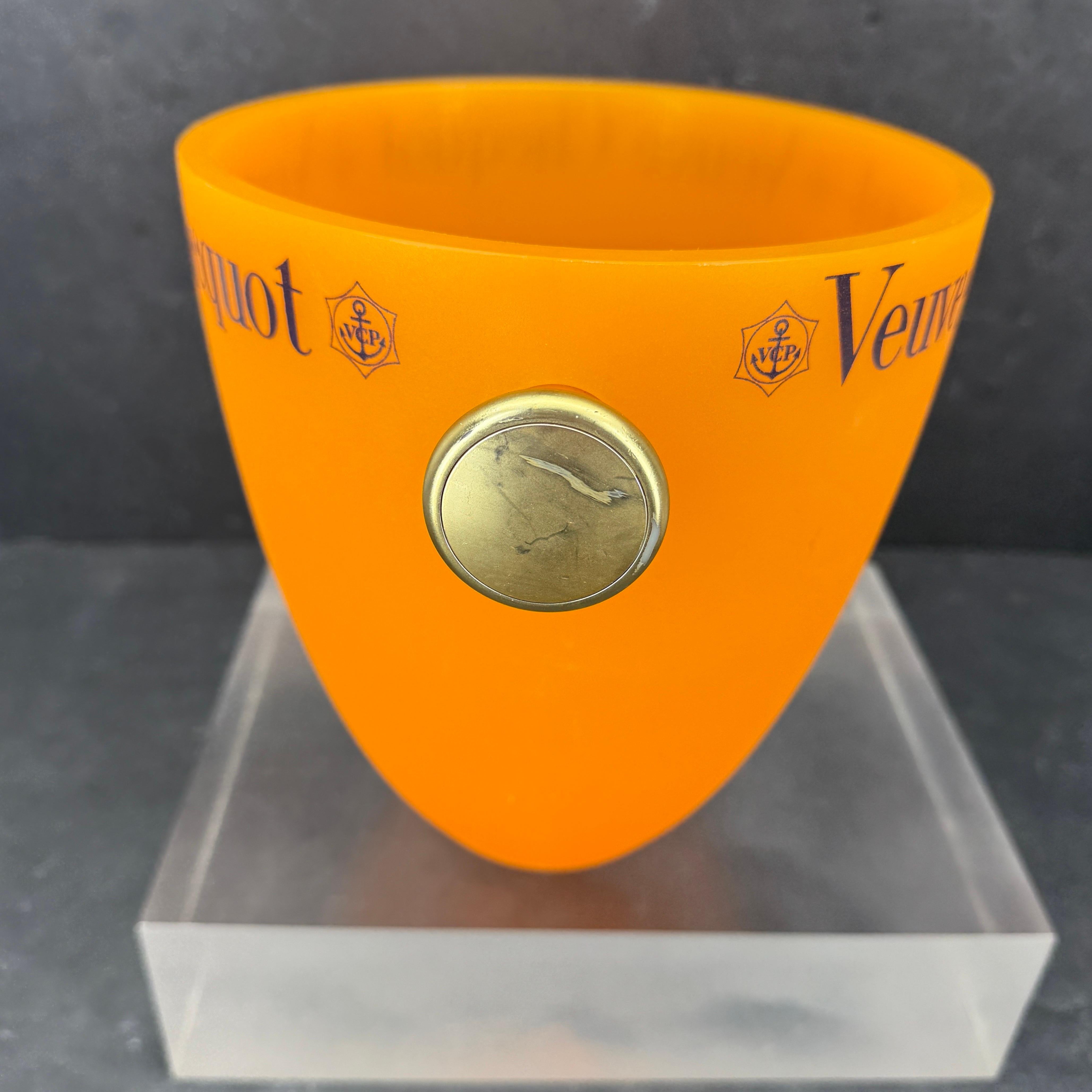 Französischer Eiskübel für Champagner Veuve Clicquot aus der Jahrhundertmitte im Angebot 4