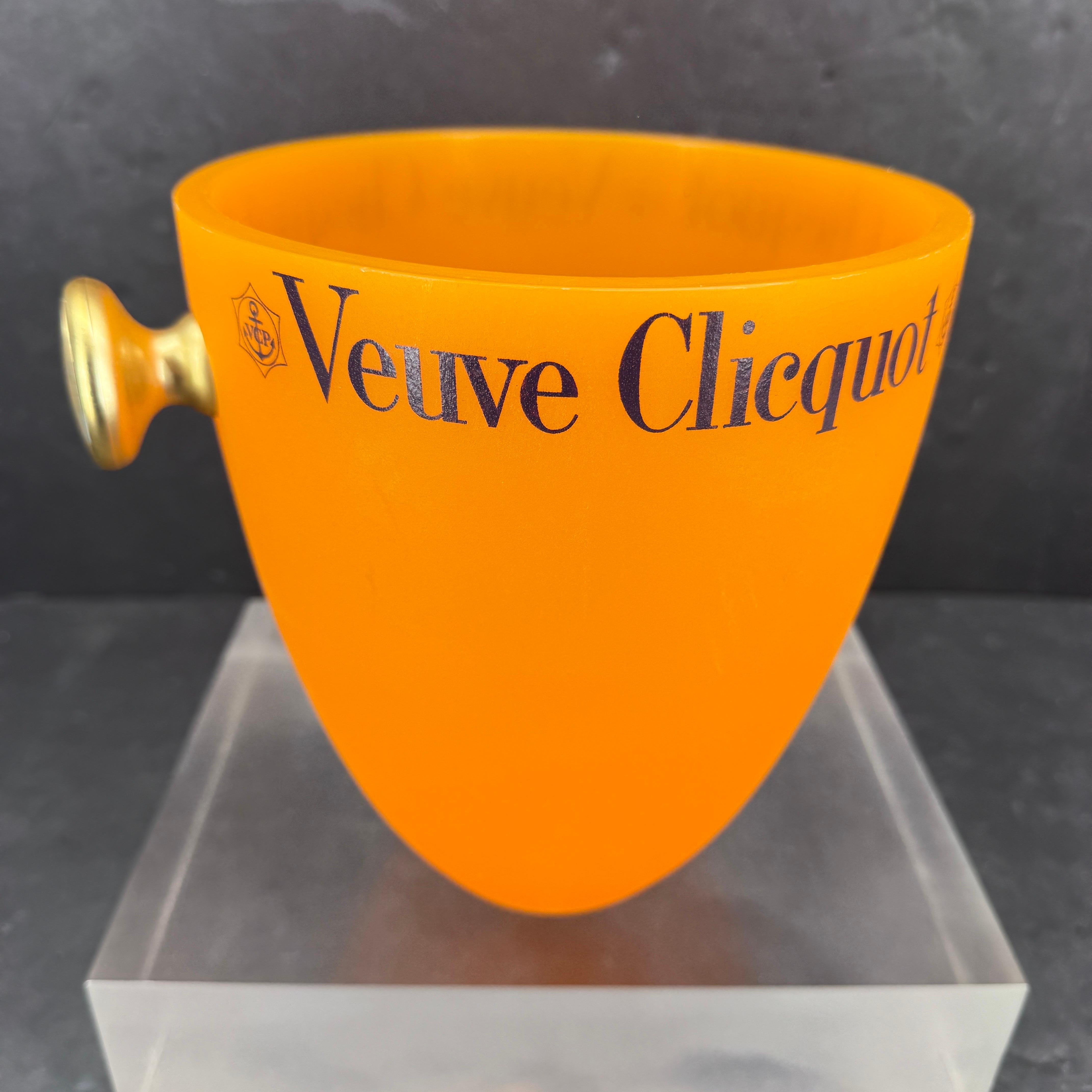 Französischer Eiskübel für Champagner Veuve Clicquot aus der Jahrhundertmitte im Angebot 5