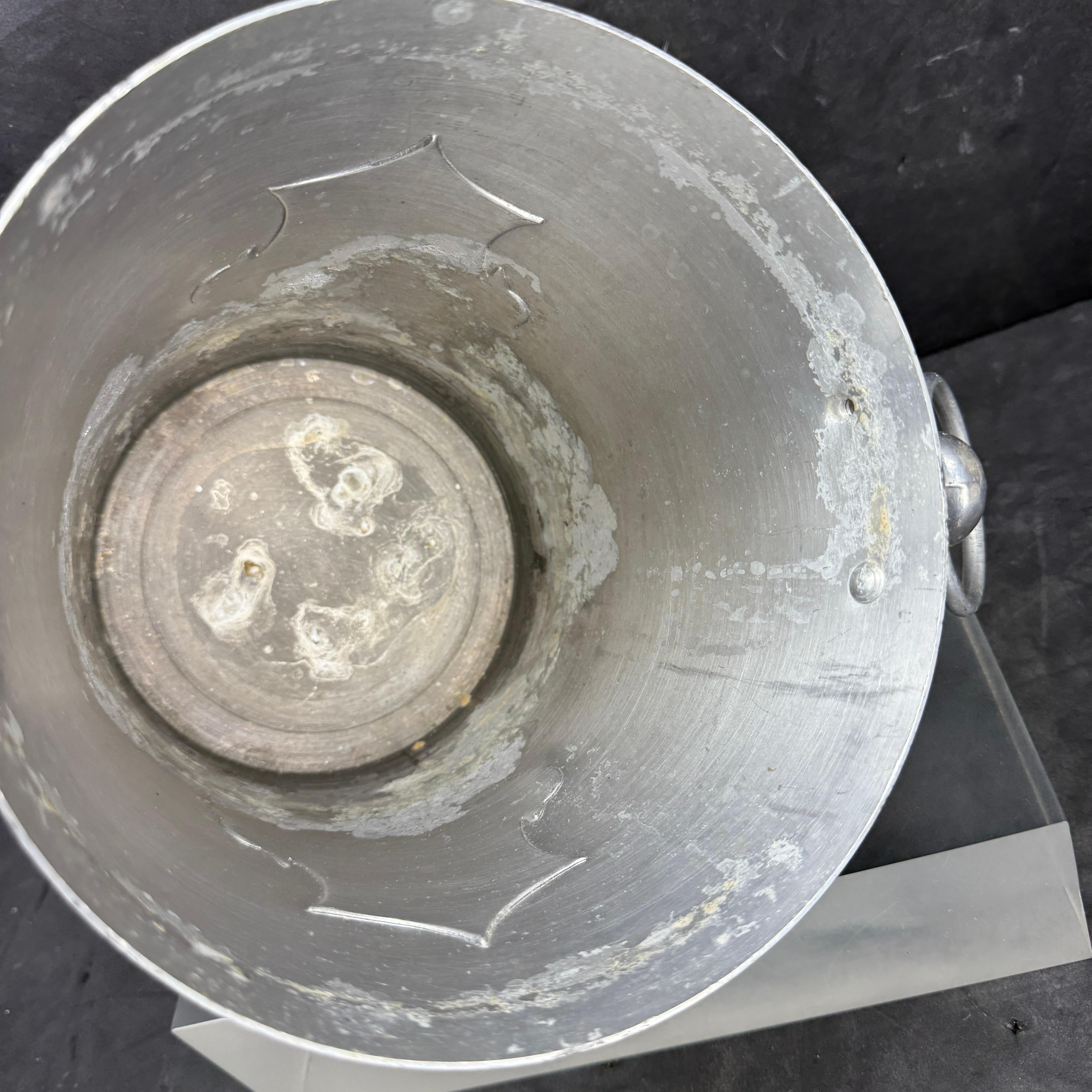 Französischer Eiskübel für Champagner Veuve Clicquot aus der Jahrhundertmitte im Angebot 8