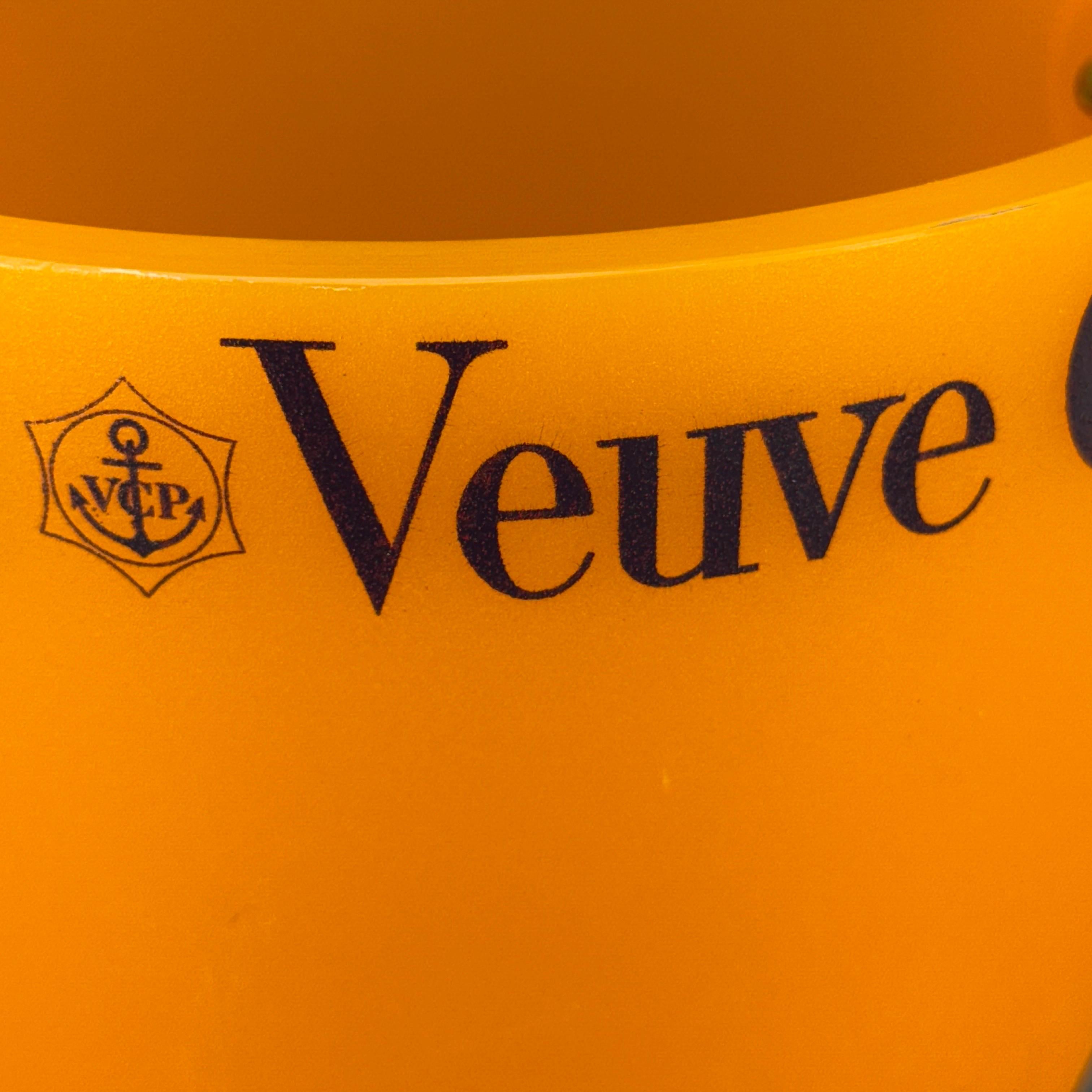 Französischer Eiskübel für Champagner Veuve Clicquot aus der Jahrhundertmitte im Angebot 2