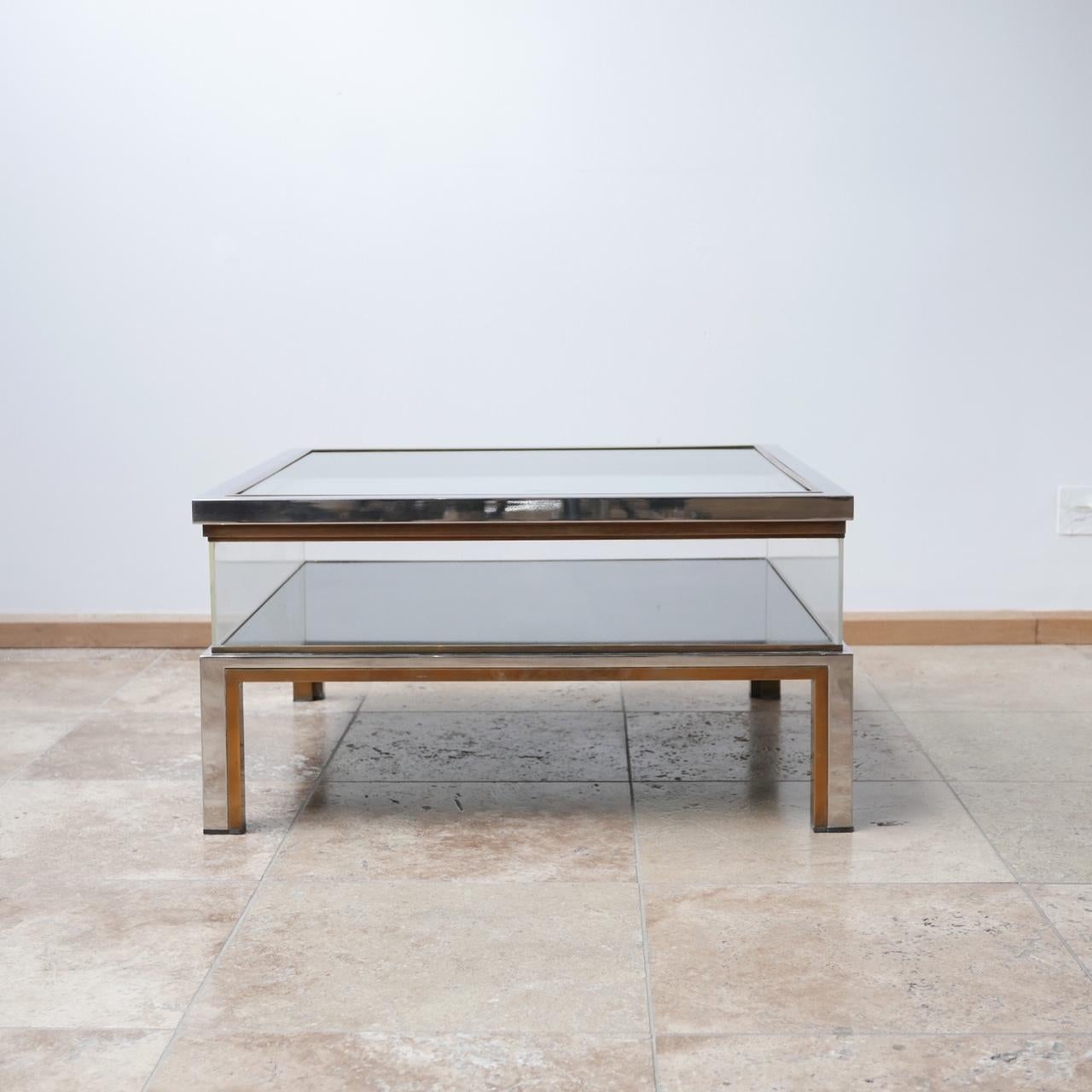 French Midcentury Vitrine Coffee Table 7