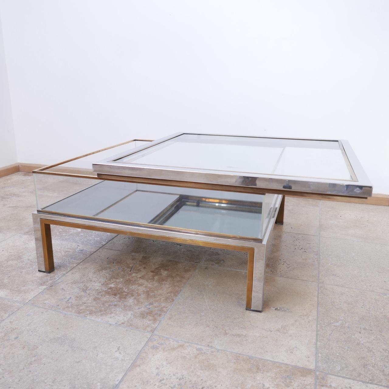 French Midcentury Vitrine Coffee Table In Good Condition In London, GB