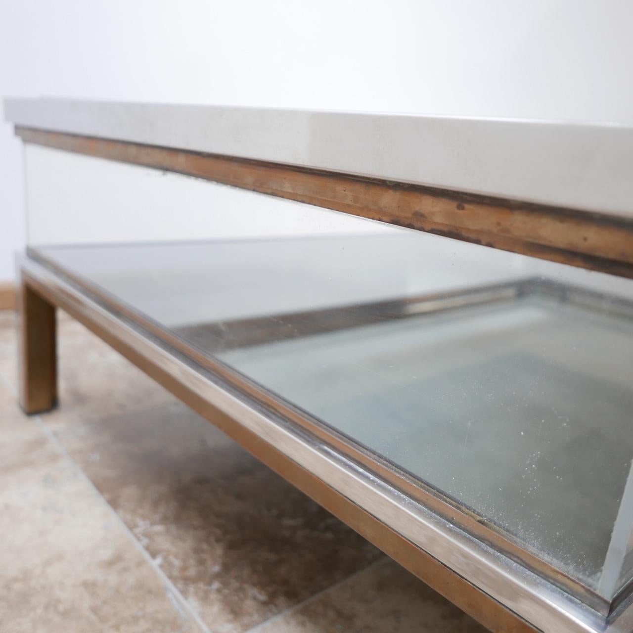 French Midcentury Vitrine Coffee Table In Good Condition In London, GB