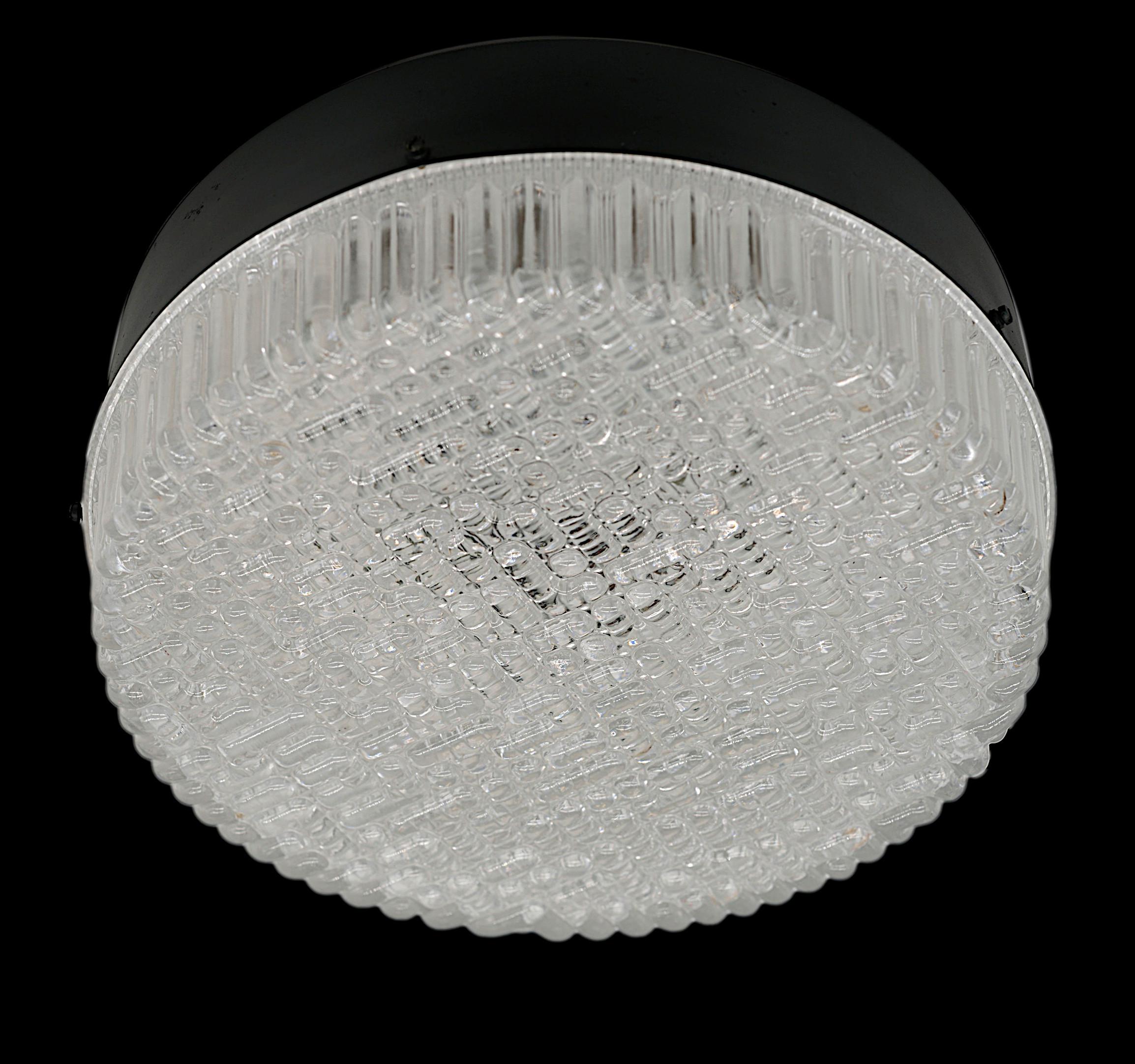 Fine XX secolo Applique da parete / Flush Mount francese di metà secolo, anni '70 in vendita