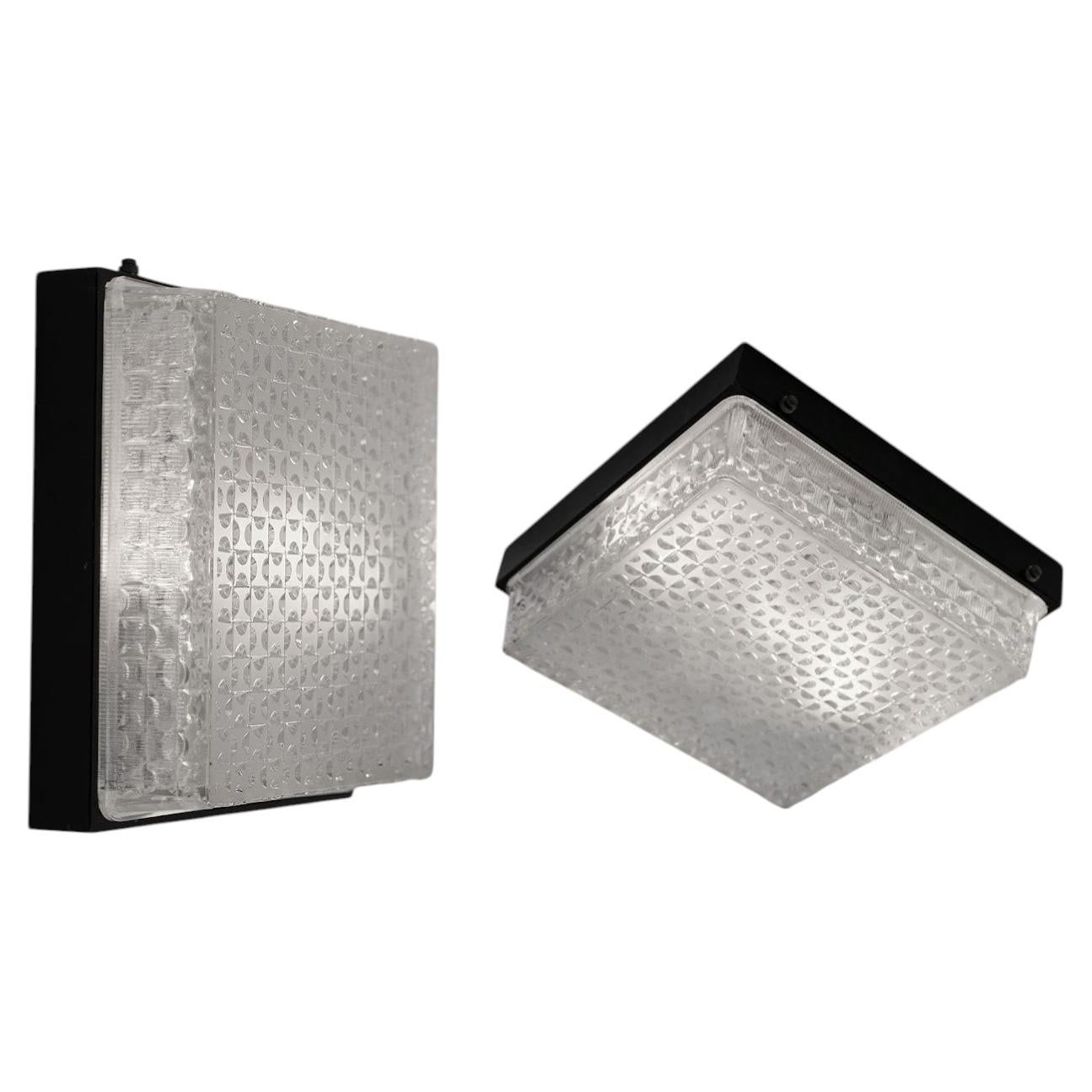 Französischer Wandleuchter oder Flush Mount aus der Mitte des Jahrhunderts, 1970er Jahre im Angebot