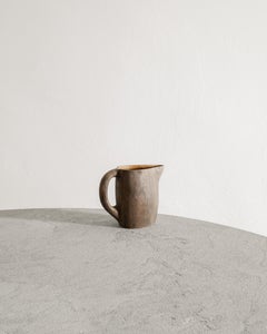 French Mid Century Wooden Pitcher in the style of Alexandre Noll Produced, 1950s