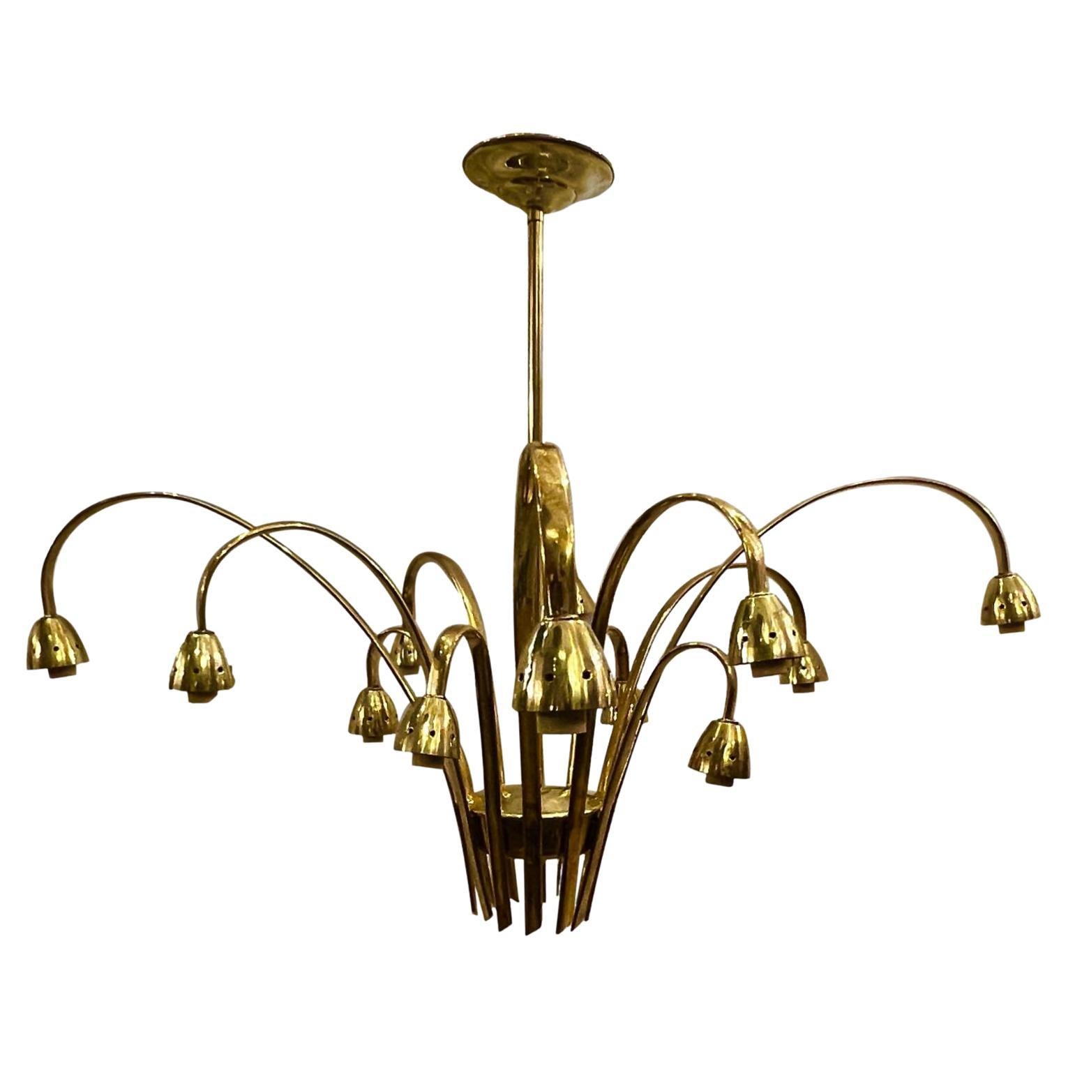 French Mid-Centrury Chandelier For Sale