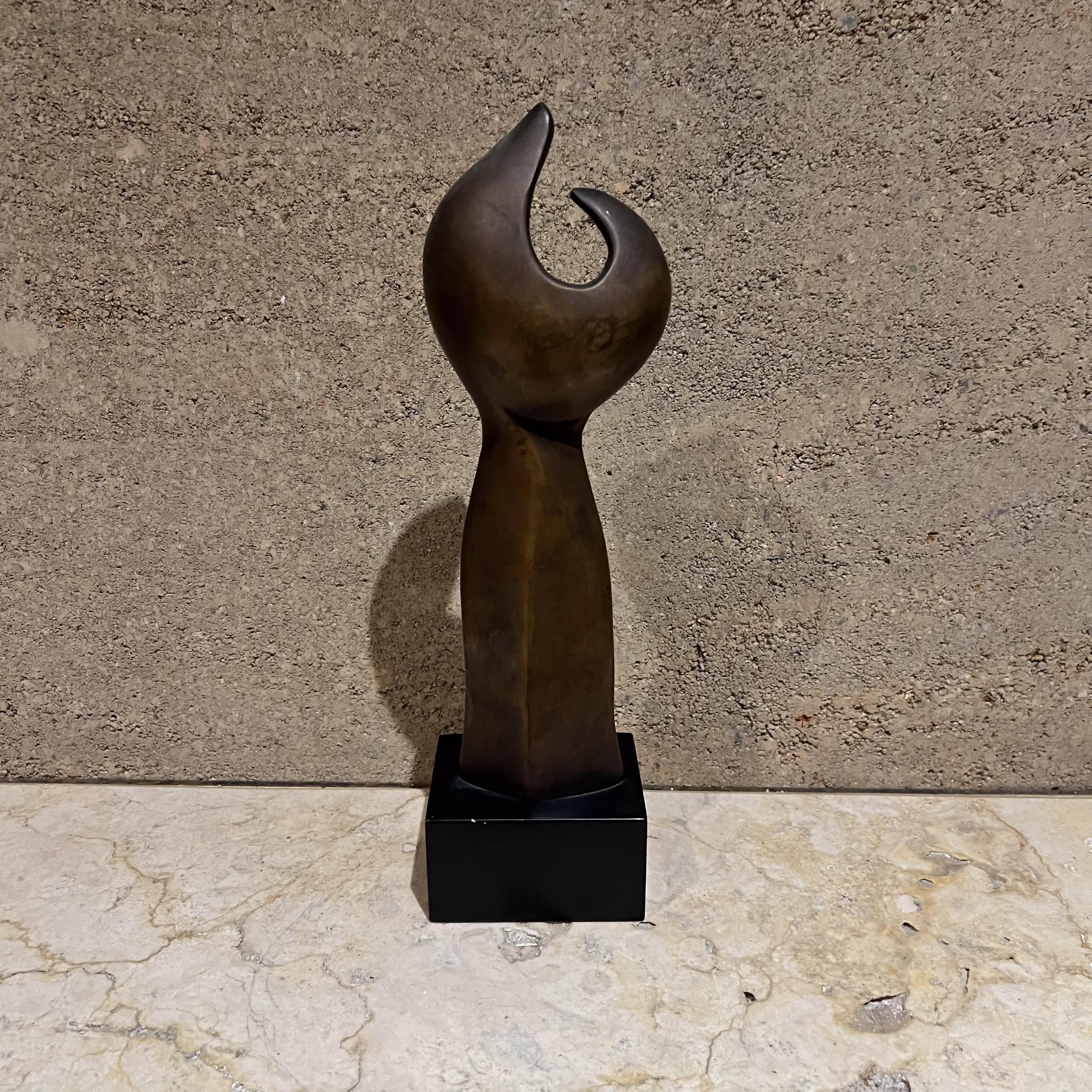 Scultura astratta francese in bronzo del Medioevo In condizioni buone in vendita a Chula Vista, CA