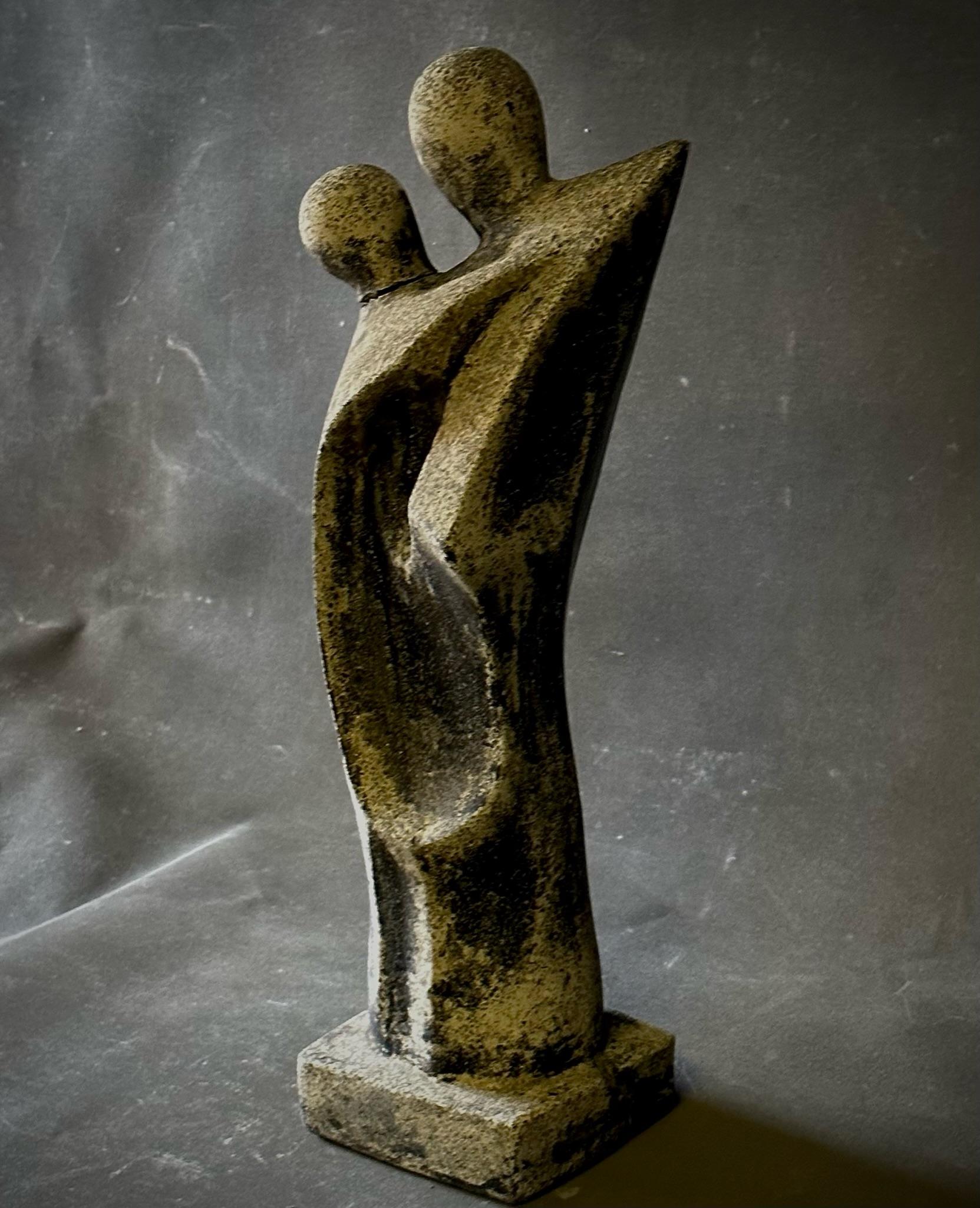 French Midcentury Abstract Stone Sculpture For Sale 2