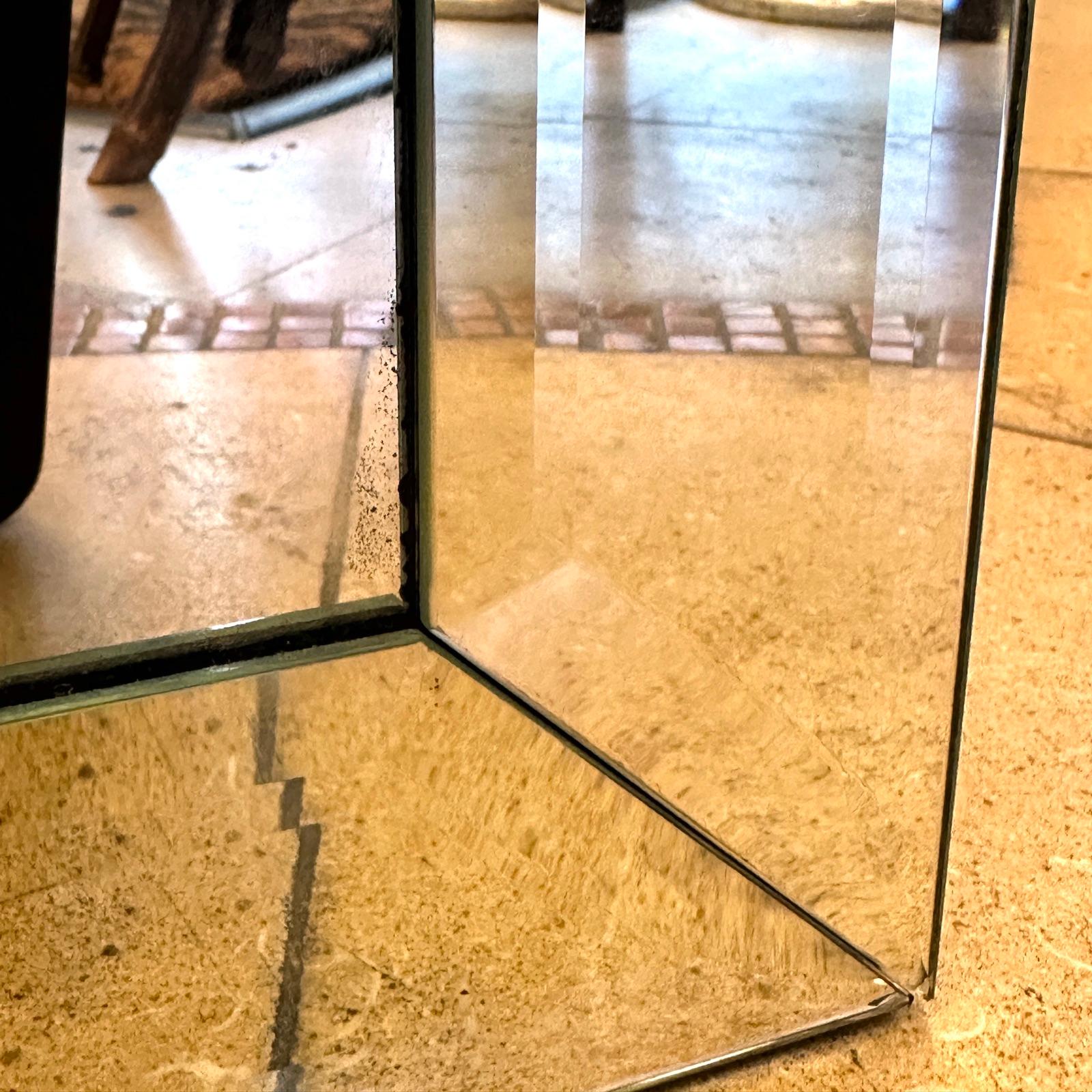 Mid-20th Century French Midcentury Beveled Mirror For Sale