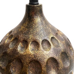 Lampe en céramique française du milieu du siècle