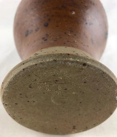 French Midcentury Ceramic Vase Signed JGP, Attrib. to Max & Dominique Picard