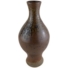 French Midcentury Ceramic Vase Signed JPG