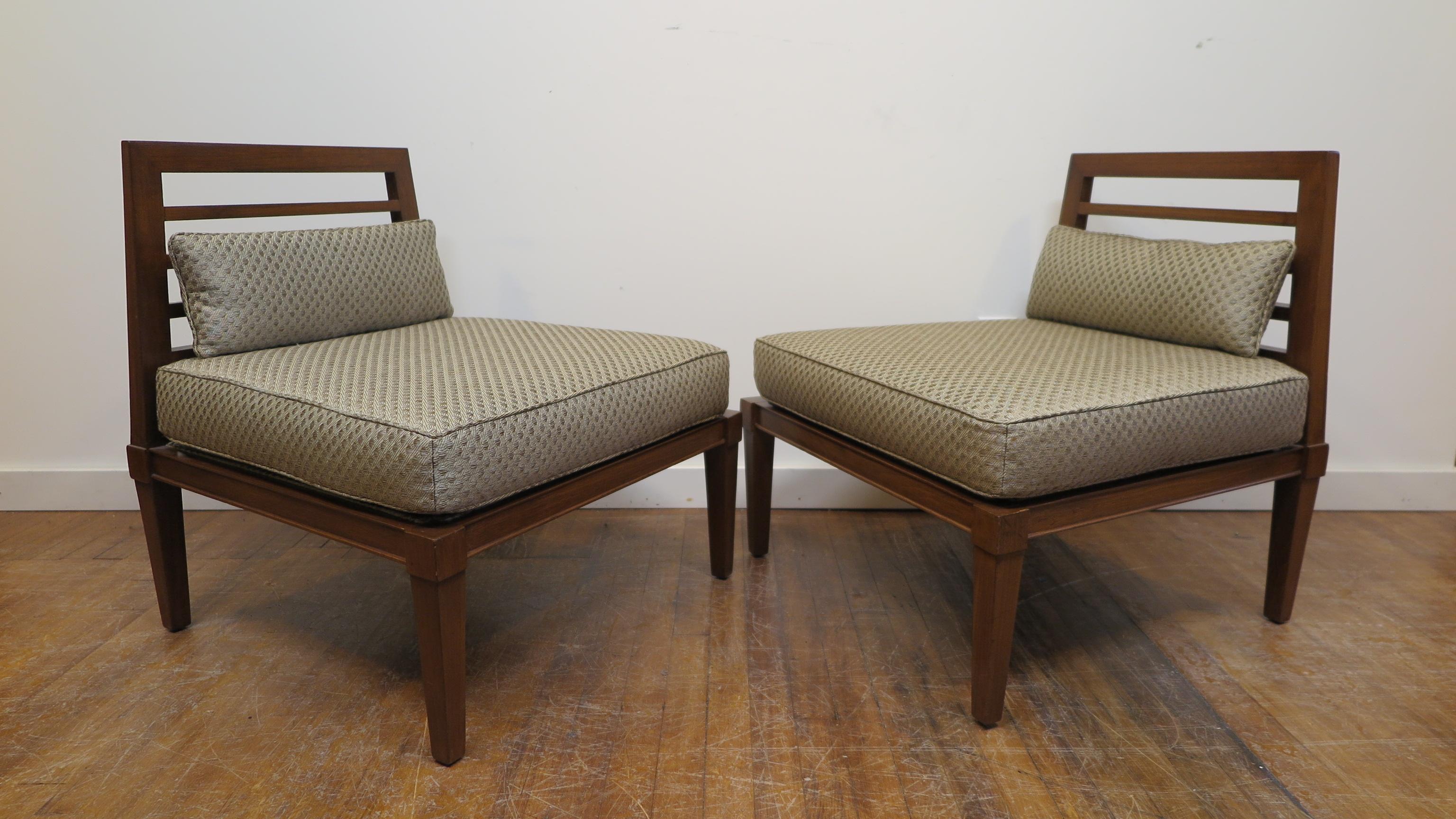 French Mid century Chairs in the Style of Andre Arbus 2