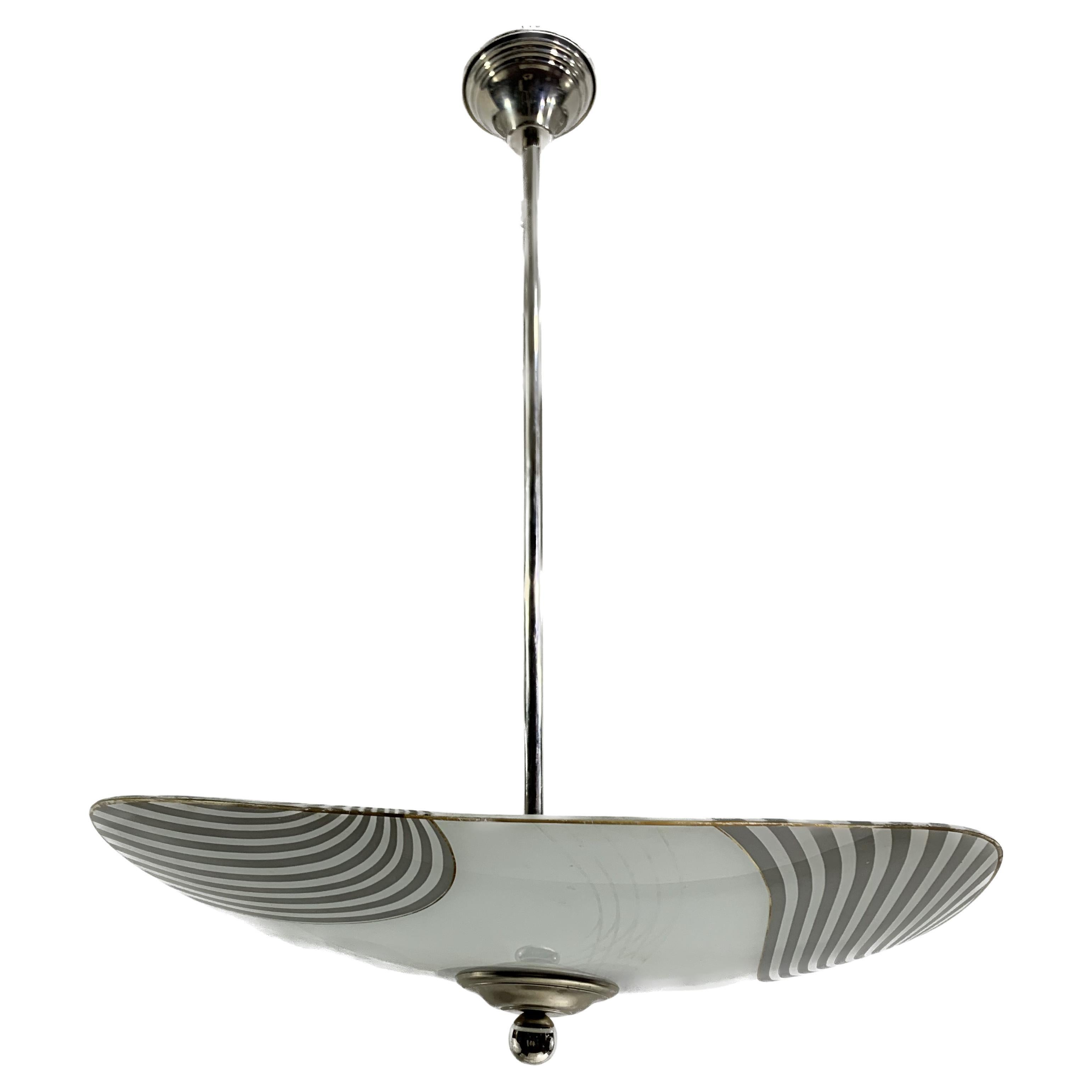 French Midcentury Chandelier For Sale