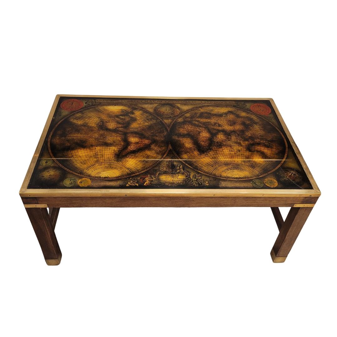 Französisch Mitte des Jahrhunderts  Couchtischkarte/Schirmkarte, Maison Jansen im Angebot 9