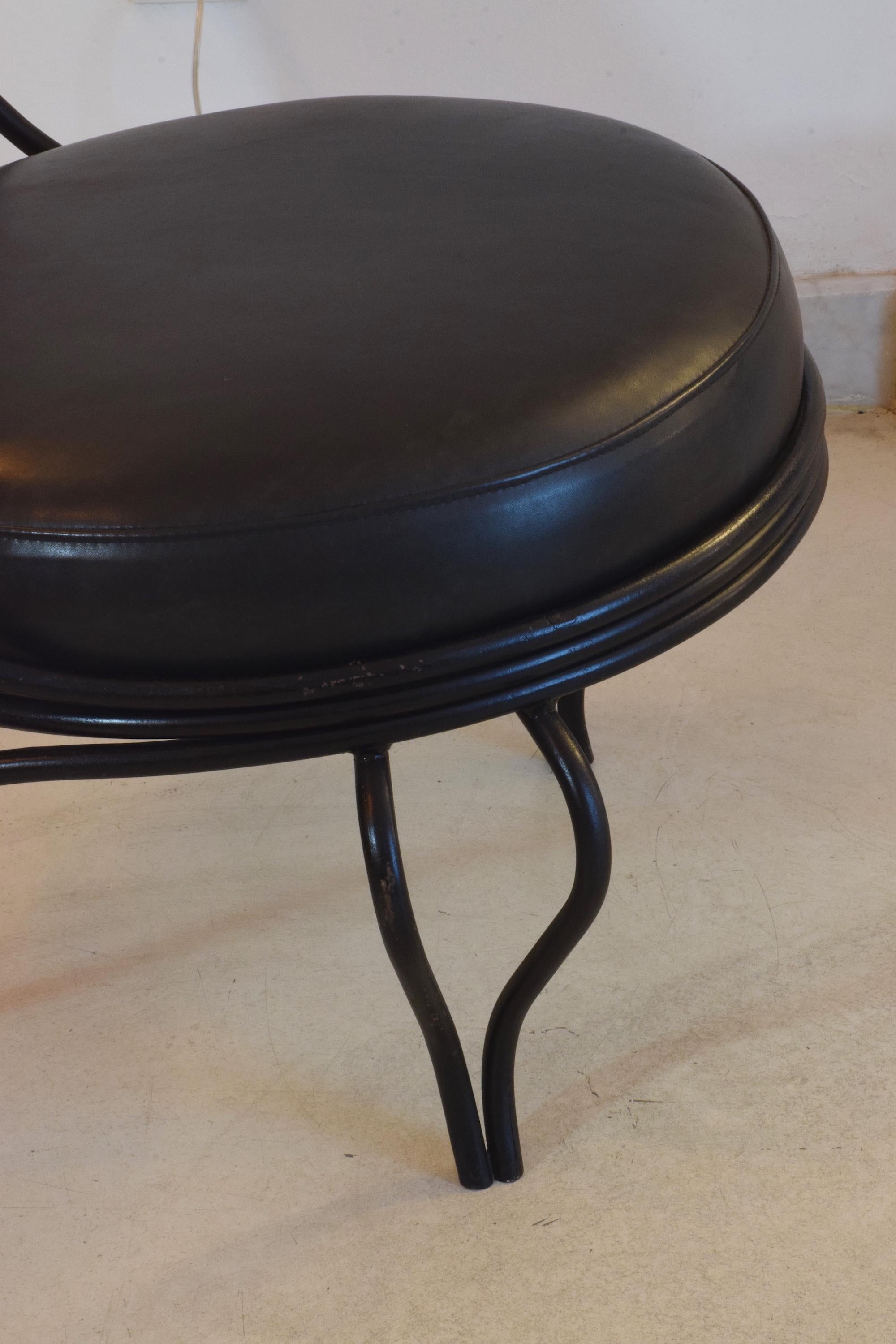 Rare Mid-Century Modern Copacabana Chair by Mathieu Matégot, 1955 For Sale 4