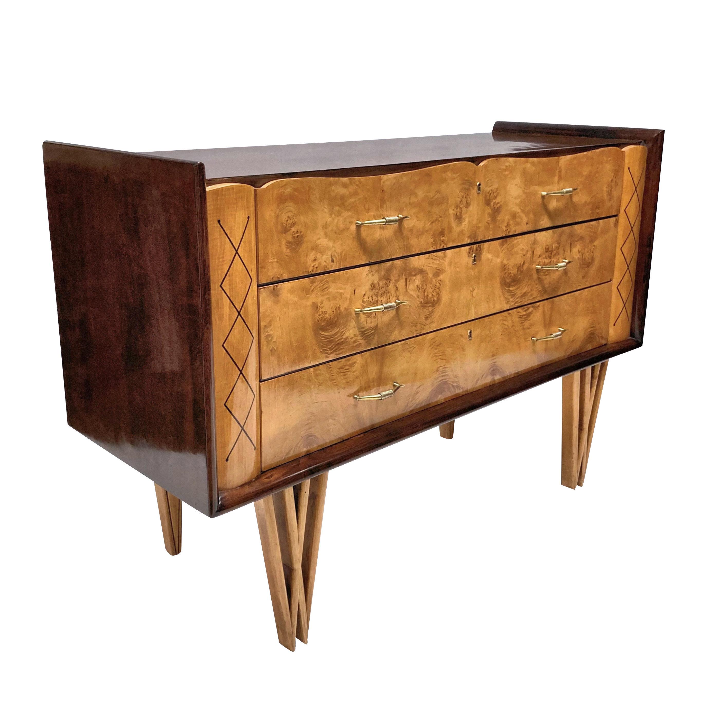French Midcentury Credenza In Good Condition For Sale In London, GB