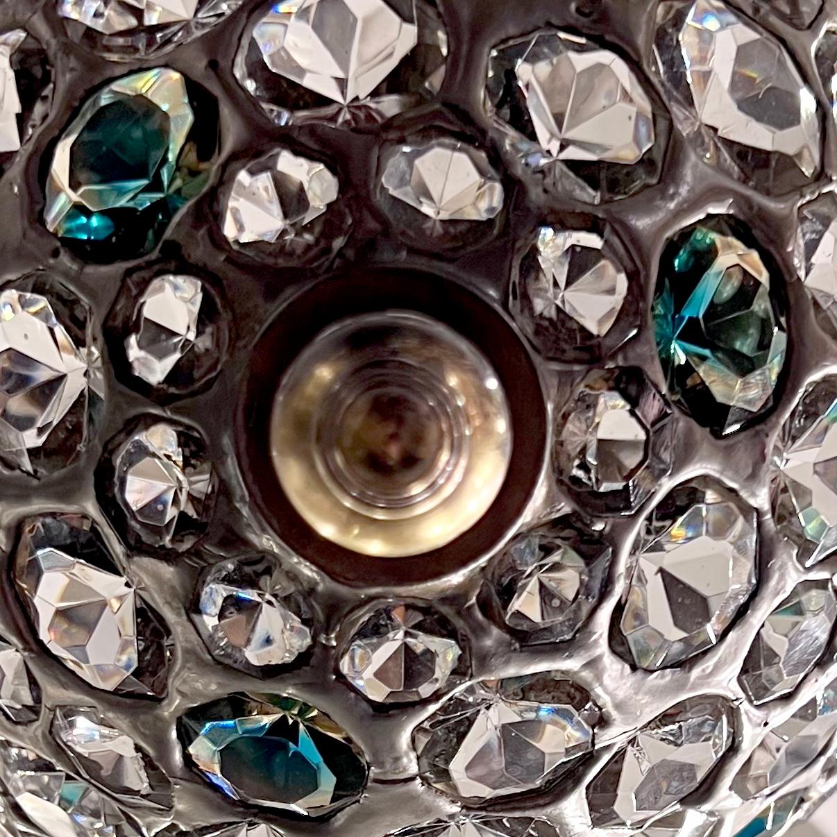 Französische Kristall-Laterne aus der Mitte des Jahrhunderts im Angebot 7
