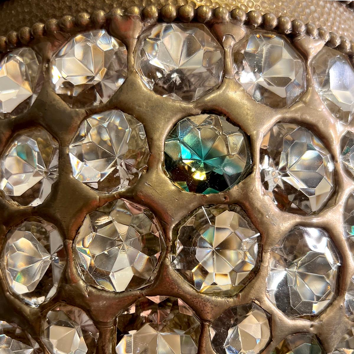Französische Kristall-Laterne aus der Mitte des Jahrhunderts im Angebot 2
