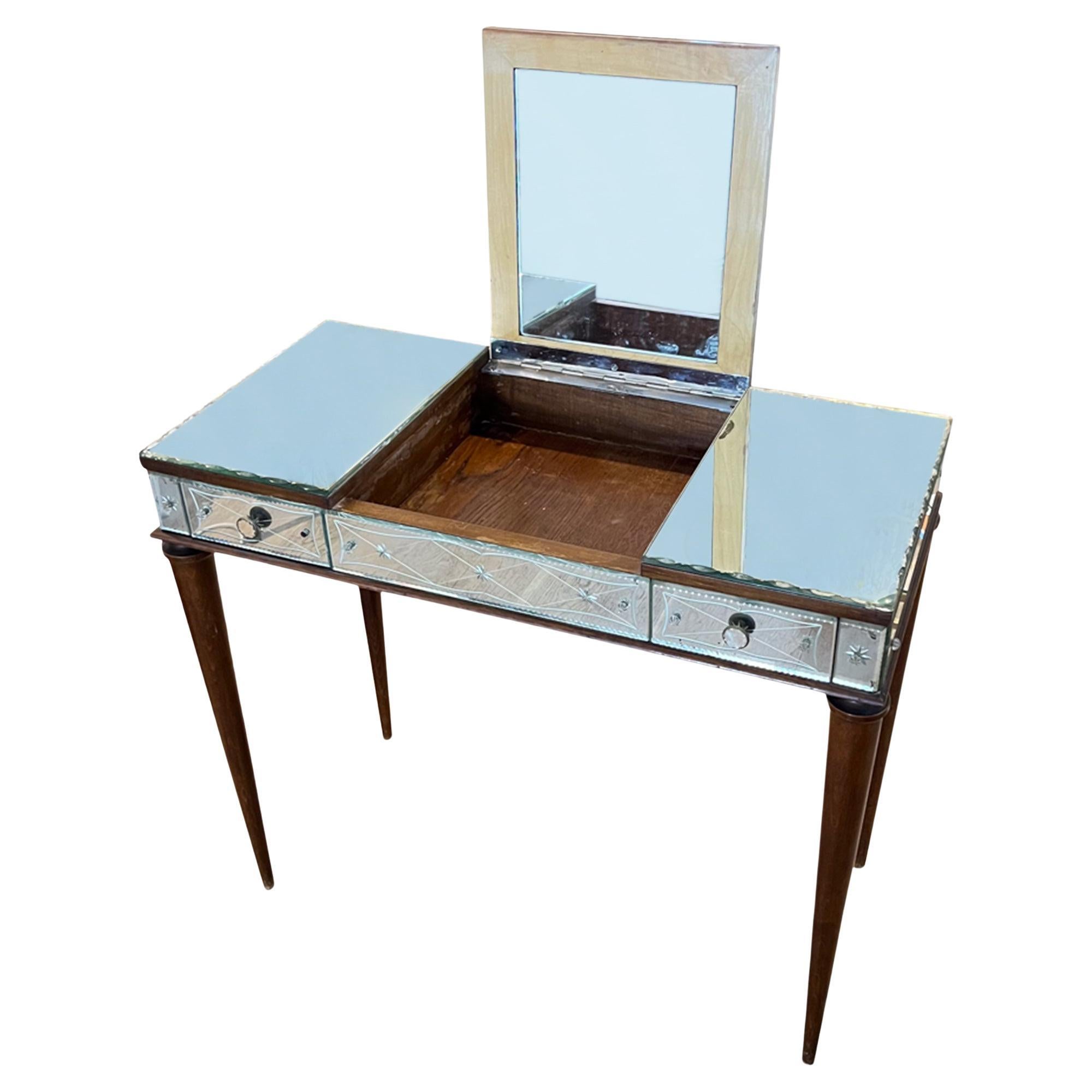 French Midcentury Dressing Table For Sale